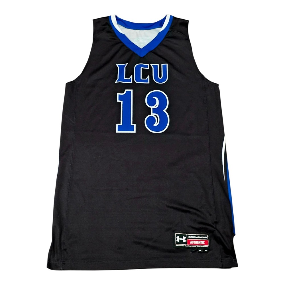 Under Armour LCU Lubbock Christian Basketball Jersey Game Worn Team Issue L +2
